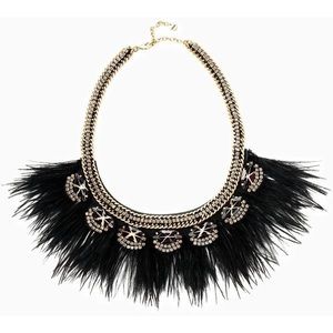 Stella and Dot Feather Necklace
